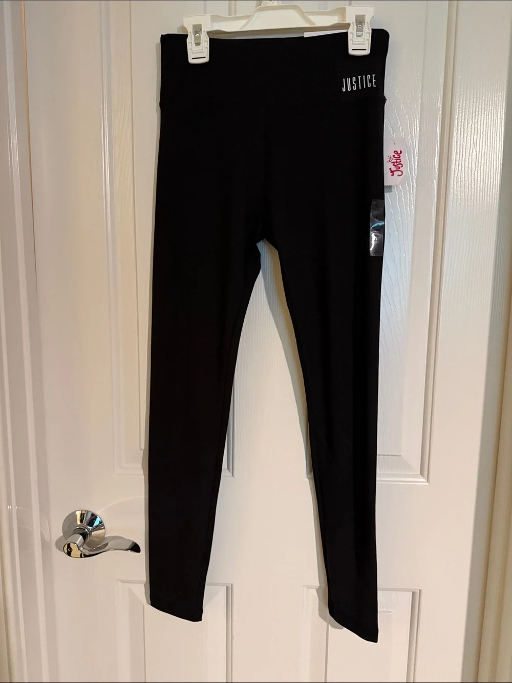 Justice Black High-Rise Girls' Leggings